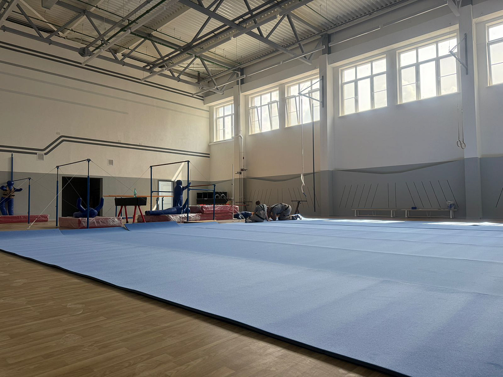 Многопрофильный лицей имени Циолковского, г. Липецк (зал гимнастики)